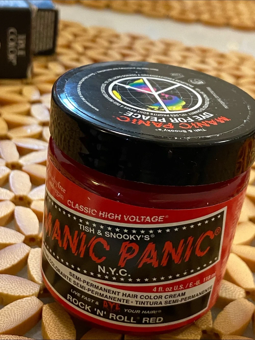 Manic Panic Semi-Permanent Hair Color Jar - Red (Classic High Voltage)  Unisex